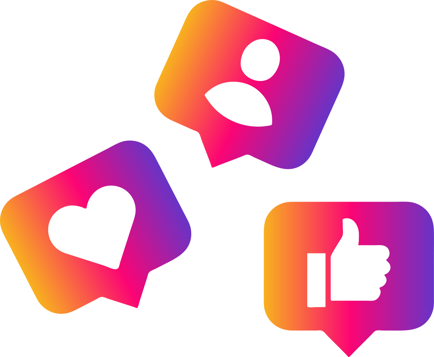 Instagram like, follow and like